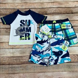 NWT Al & Ray 3-piece Swimsuit Set